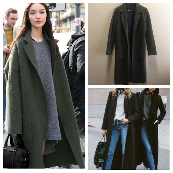 Forever 21 Jackets & Blazers - Forever 21 long forest green coat